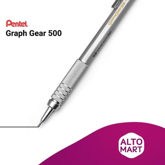 

Pentel Graph Gear 500 Mechanical Pencil 0.5 Mm 0.5Mm Graphgear Original Dan Terpercaya