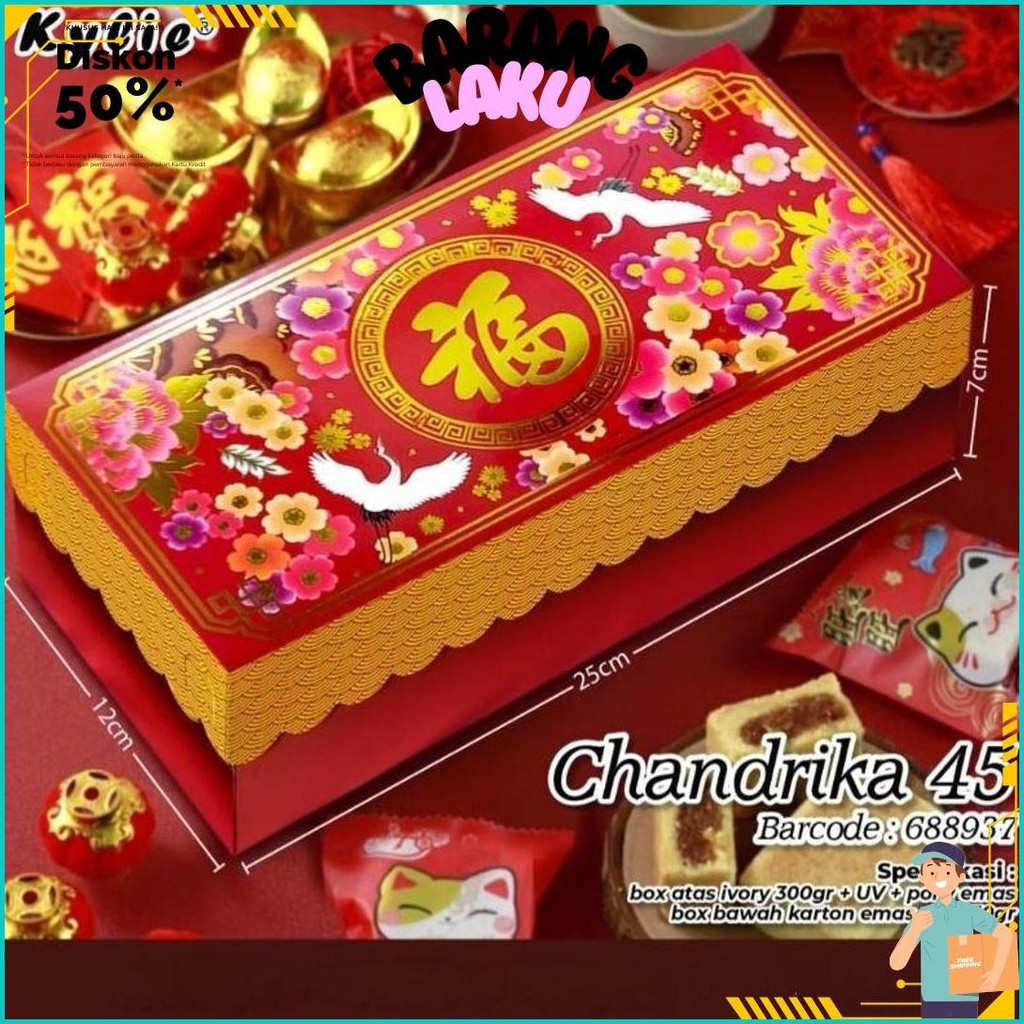 

Box Chandrika Imlek Dus Kue Imlek (5Pc) Bisa Cod