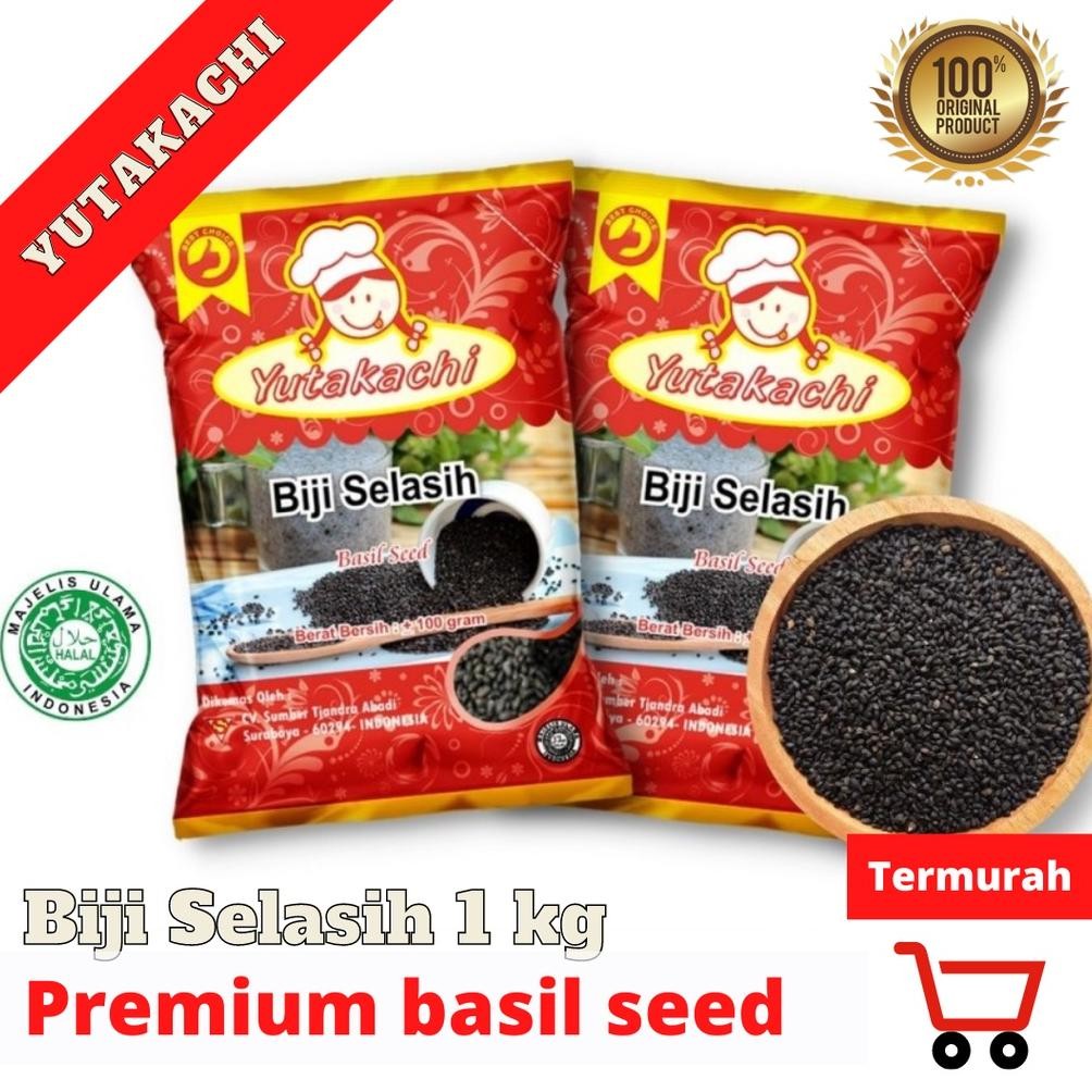 

Kk - Basil Seed / Biji Selasih Import per 1 Kg Premium Yutakachi