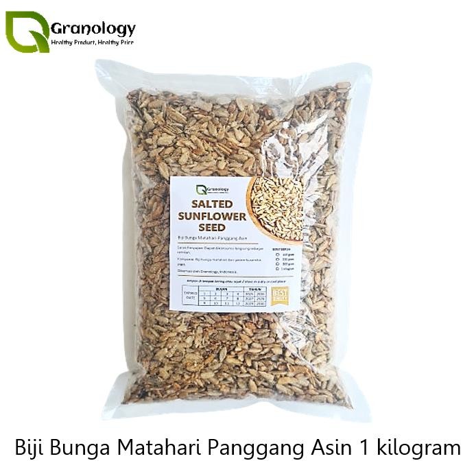 

Kk - Lightly Salted Roasted Sunflower Seed / Biji Bunga Matahari Rasa Asin (1 kilogram) by Granology