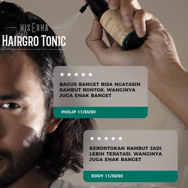 Hi Erha Hairgro 60Ml Tonic Umbuh Rambut Pria