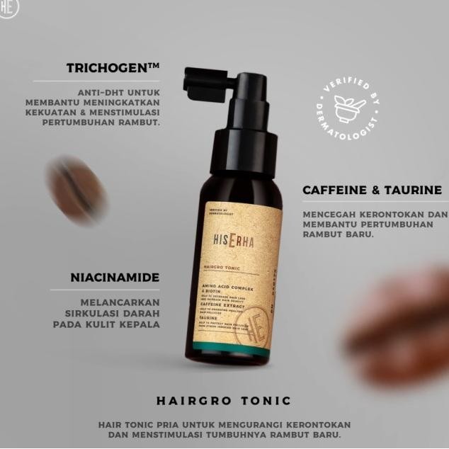 Twin Flame Hi Erha Hairgro Tonic Umbuh Rambut Hair Tonic Pria