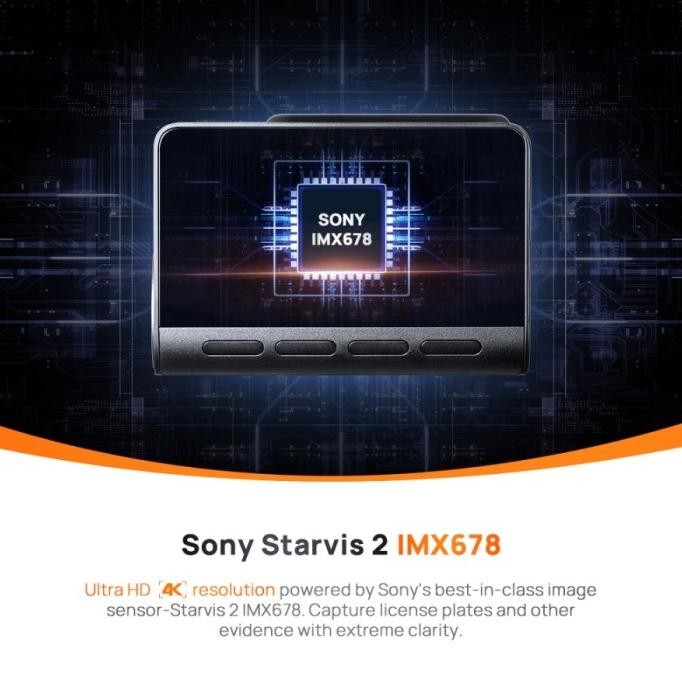 70mai A810 4K DashCam GPS ADAS Smart Dash Camera Cam Mobil Tracker 4G