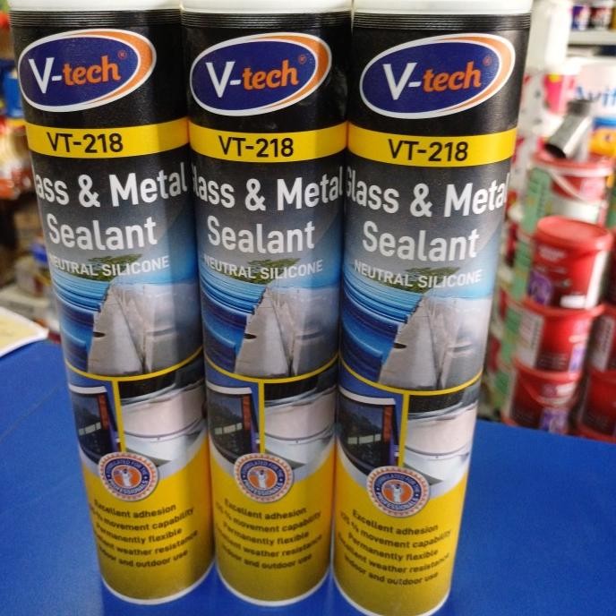 Promo sealant netral vitech putih,hitam,clear COD