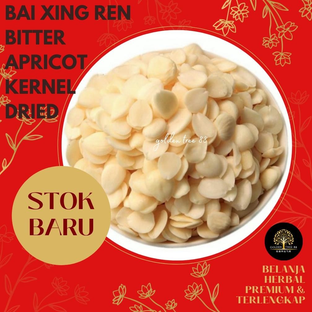 

Kk - 600 gram Premium Bai Xing Ren Apricot Seed Bitter Apricot Kernel Fresh Original