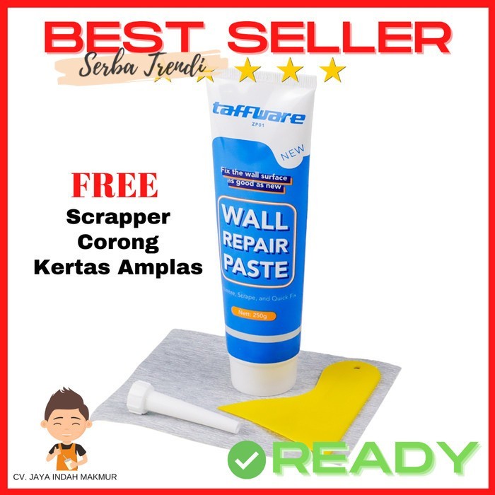 KRIM TAMBAL DINDING PASTA CREAM DEMPUL WALL REPAIR TEMBOK INSTANT SET KRIM Tambal Tembok Dinding Ret