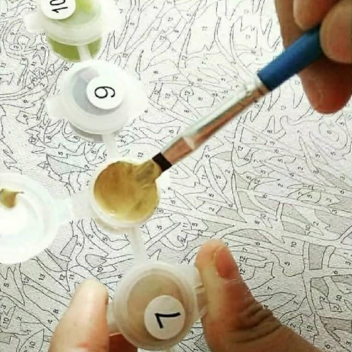 Diy Painting By Number Bts 50X40Cm K-Pop Bangtan Korea Bts Close Up