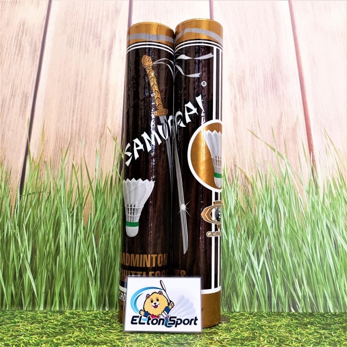Murah SAMURAI COKLAT Shuttlecock Kok Badminton Bulutangkis ORIGINAL Non COD