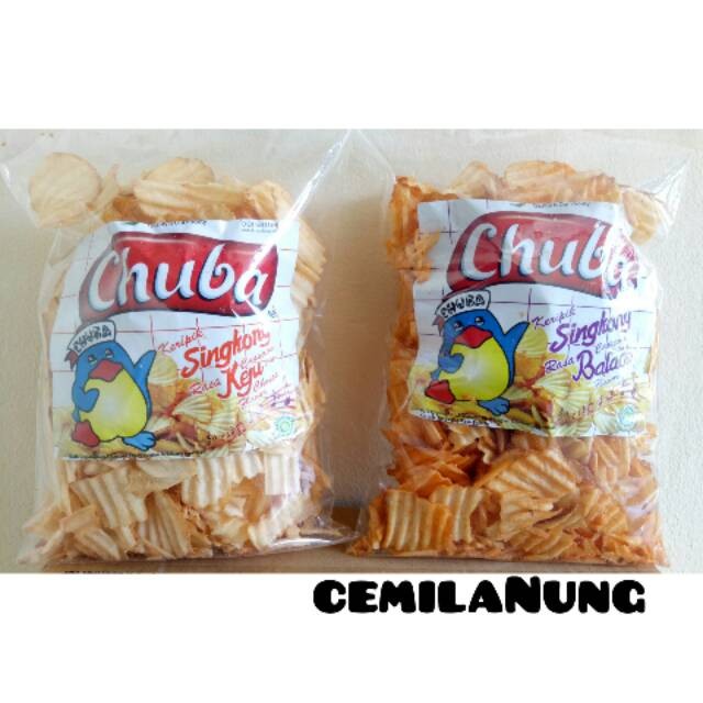 

Snack kiloan Chuba singkong balado dan chuba keju 250gram free bubble warp