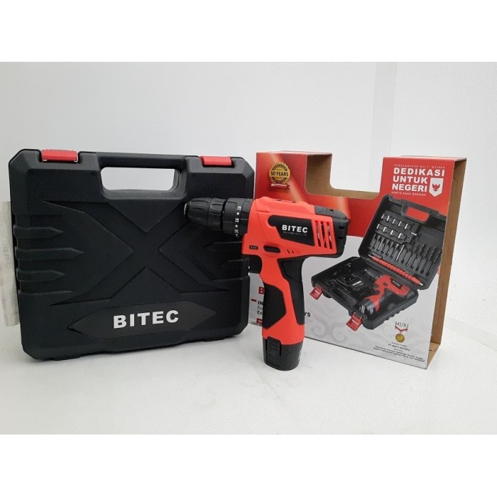 @=@=@=@=] Mesin bor baterai 12V BITEC INA MBB 1012 Li-YS Cordless battery impact
