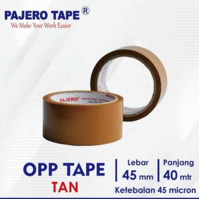 

] Isolasi lakban bening coklat solasi bening pajero 2inch 48mm
