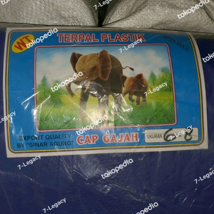 .........] Terpal plastik A3 6X8 / Terpal plastik A3 6*8