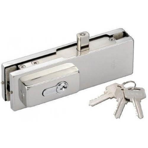 Frameless Glass Door Lock US10 Complete Cylinder Kunci Pintu Kaca US10