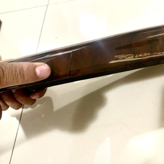 Wood Panel Tutup Arm Rest Tengah - Mobil Mercedes W202 - Motif Rosewoo Bebas Ongkir