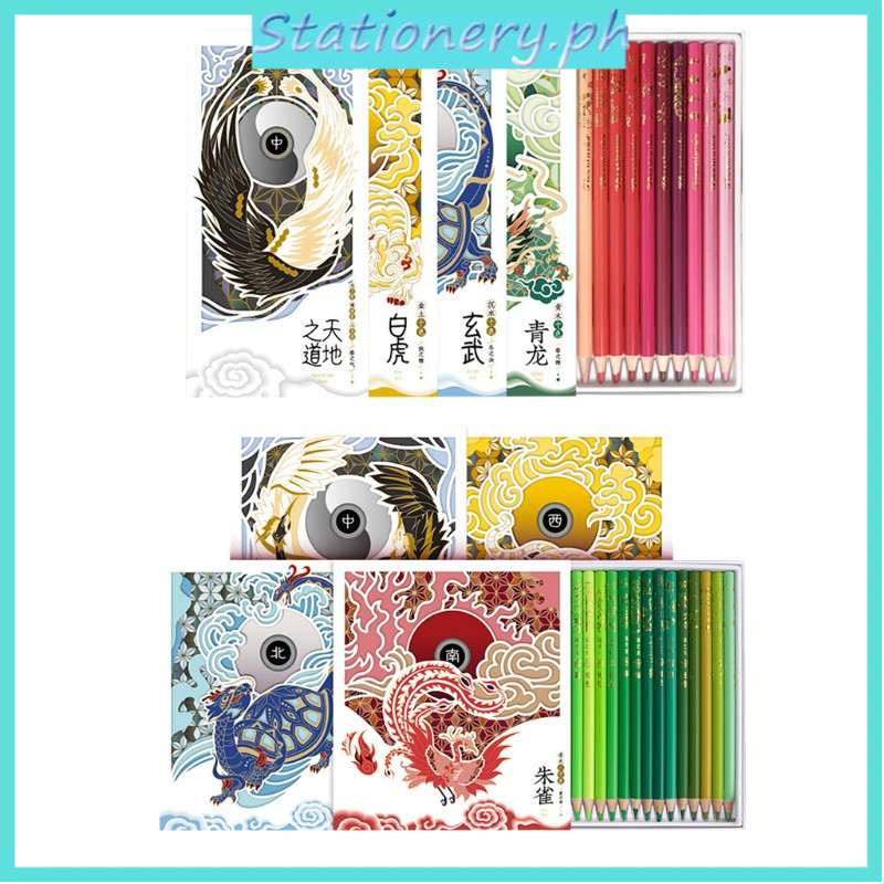 

ST❀ 50/100Pcs Pensil Warna Minyak Phoenix Gaya Oriental Warna Tradisional Cina |n8kGL0cn|