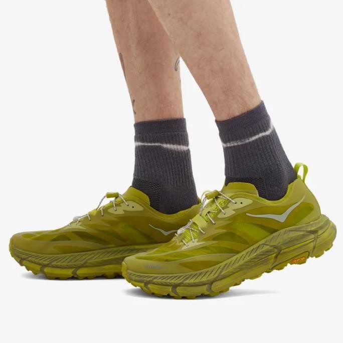 Satisfy X Hoka One One X Mafate Speed 4 Lite - Sulfur