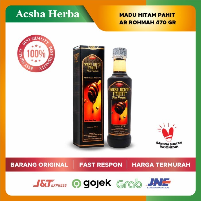 

Terlaris MADU HITAM PAHIT AR ROHMAH + Propolis 470gr SALE