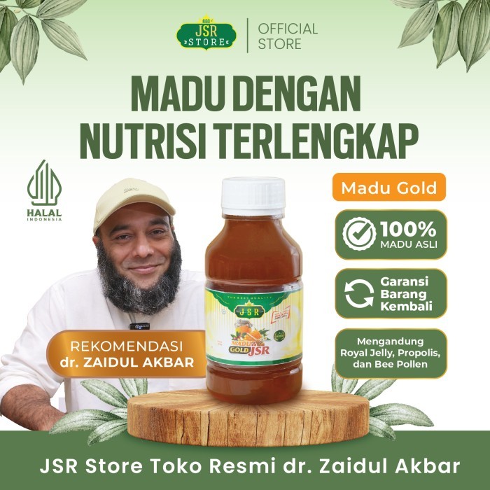 

Terlaris MADU JSR Gold dr Zaidul Akbar - Madu Asli JSR 760gr SALE