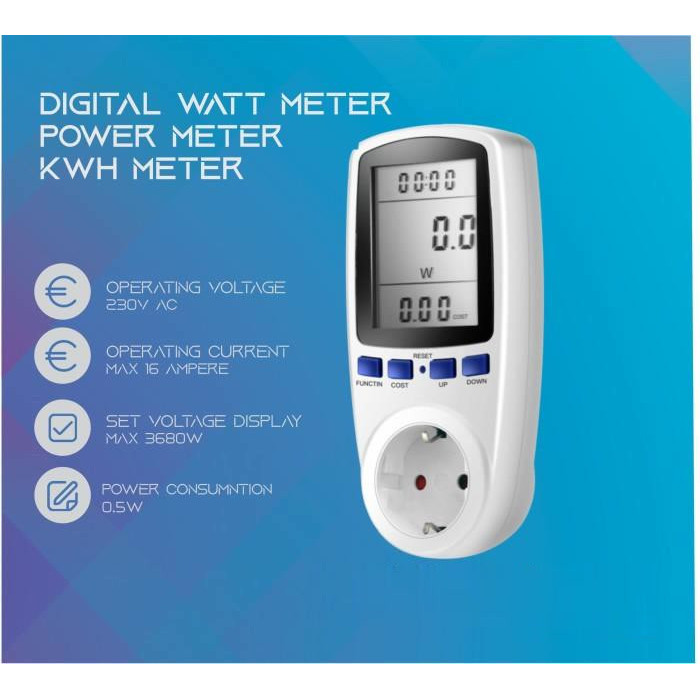 *$*$*$*$] Ampere Meter Digital KWH Meter