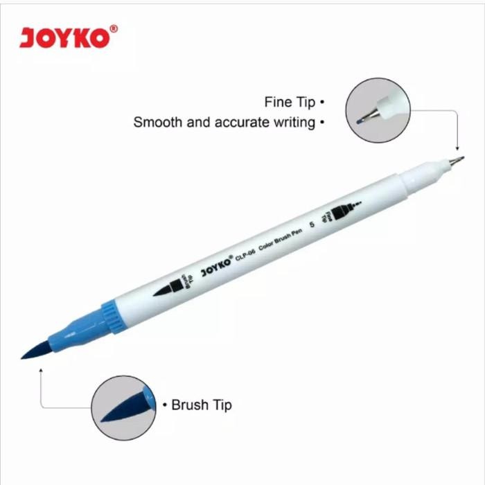 

Pen Gel Kuas Color Brush Pen Joyko Set 24 Warna Clp-07