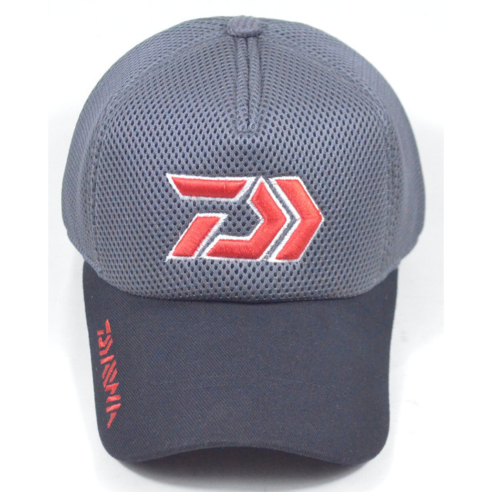 Topi Topi baseball pria fishing Daiwa double mess - Abu Hitam List kekinian original