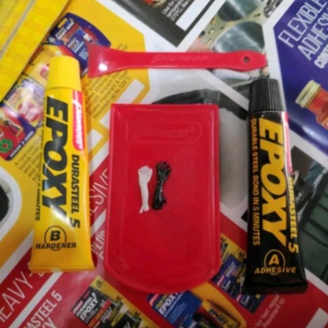 Promo LEM BESI KNALPOT RADIATOR BLOCK LEM TAHAN PANAS DURASTEEL HEAVEDUTY COD