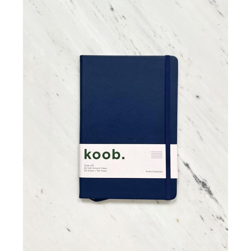 

A511T Koob. Notebook A5 Hardcover Agenda Buku Tulis Jurnal Bergaris SWAR