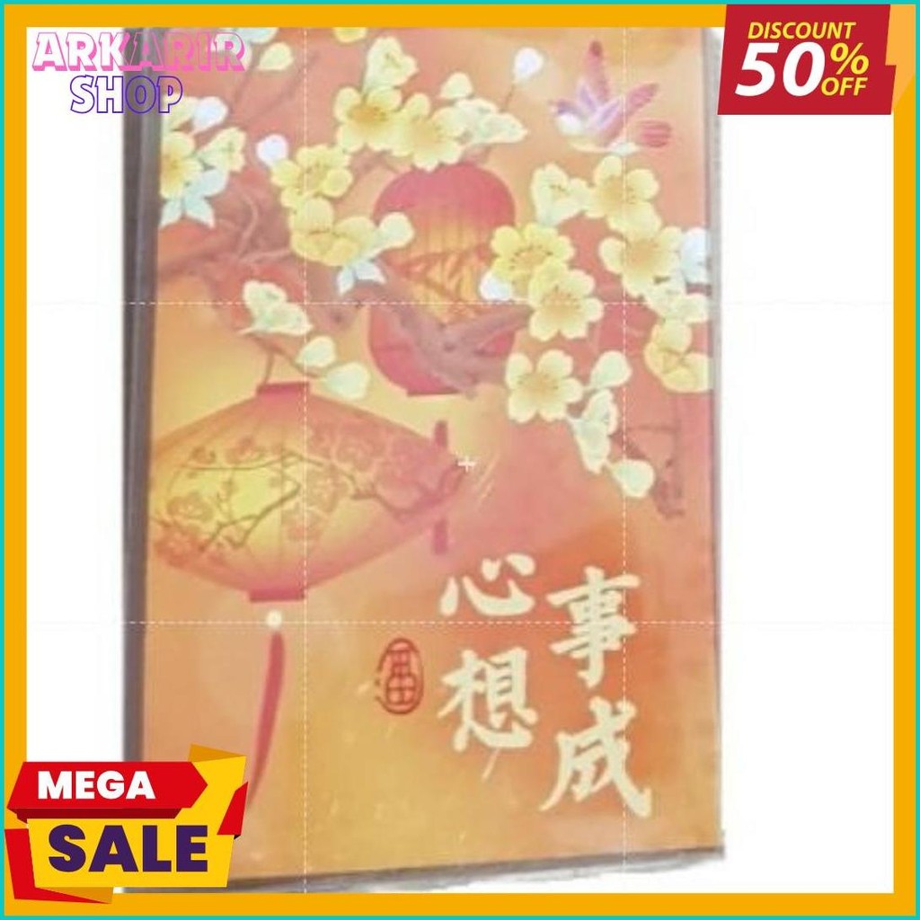 

50 Lembar Amplop Fuk Imlek Ular 2025 Isi Banyak 1 Box Mika (Lagi Rame)