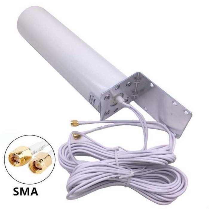 DMKN Antena Eksternal Modem Router WiFi 3 12dBi Konektor SMA GJX-698