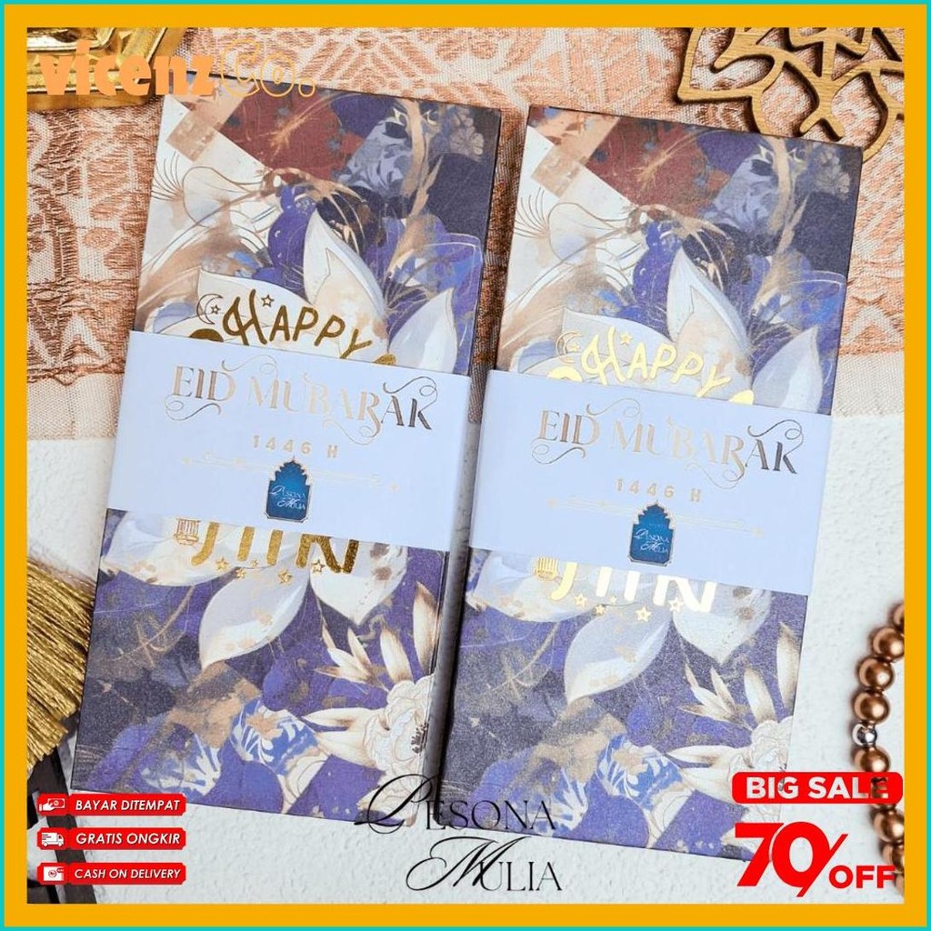 

[Limited] Exclusive Amplop Lebaran Super Mewah Platinum 10 Lembar Emboss Premium Angpau Thr (Lagi Rame)