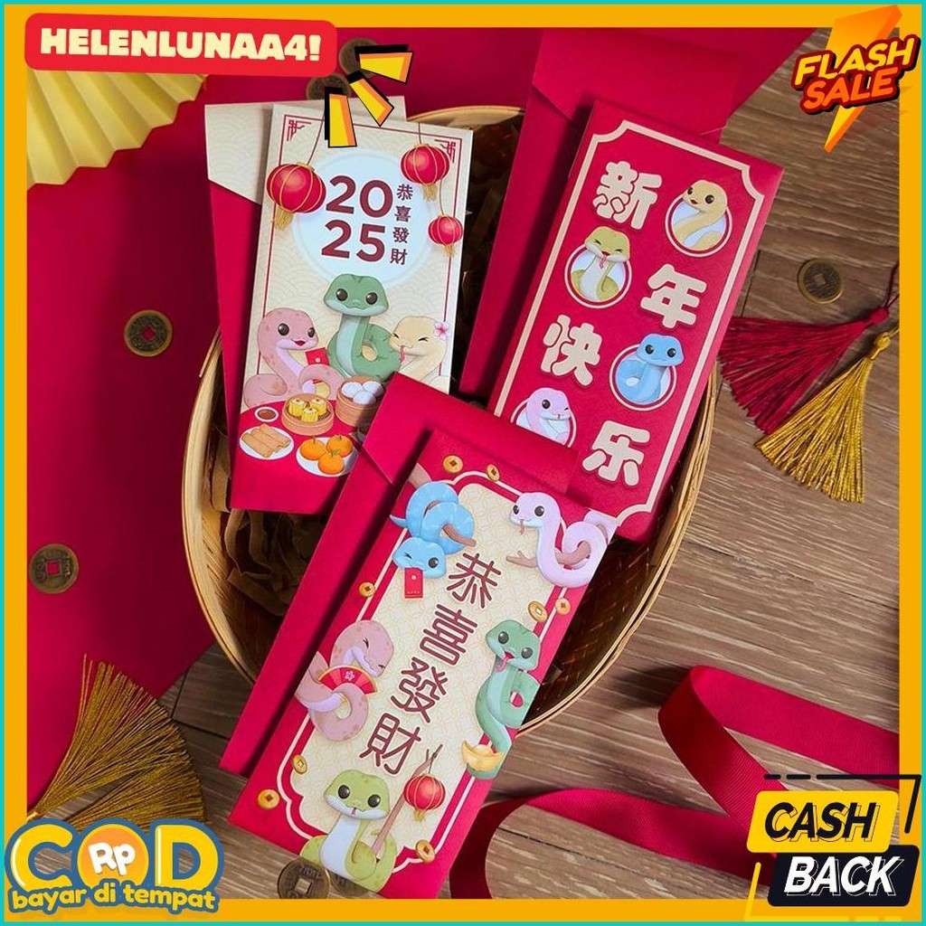 

Angpao Imlek Shio Ular 2025 By Koela Creative (Murmer)