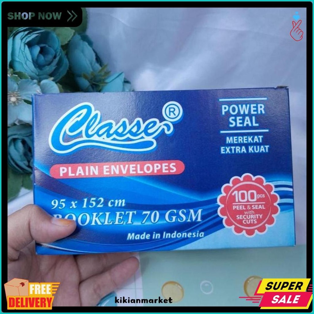 

Amplop Isi 100Pcs Amplop Grandia Classe Booklet 70Gsm Murah Grosir (Lagi Rame)
