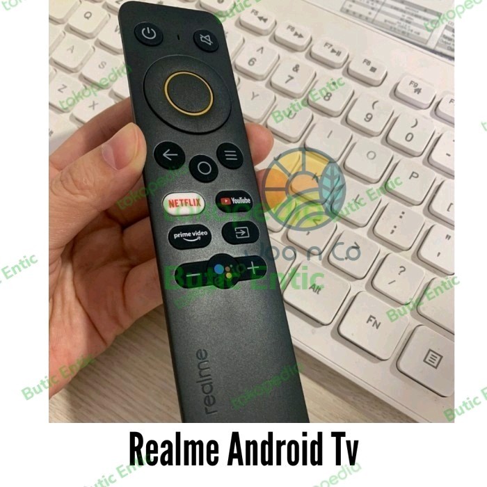 Promo Remote Tv Realme Android Original 100% Bluetooth Google Ass