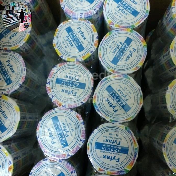 

kertas thermal roll kasir 58x48 FYFAX isi 100 pcs