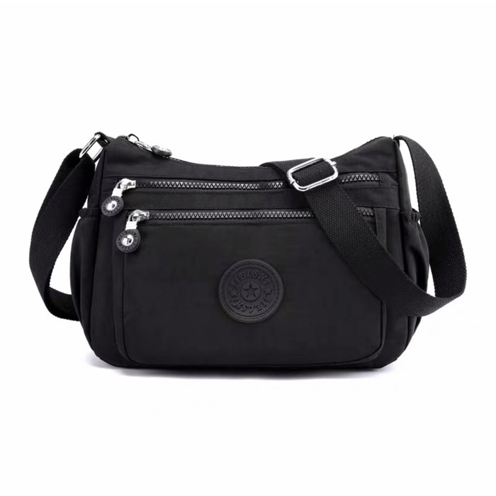 [BISA COD] Tas Wanita Import Jinjing dan Selempang JIELSHI JLS9906 9906 Kipling - Black D2M9