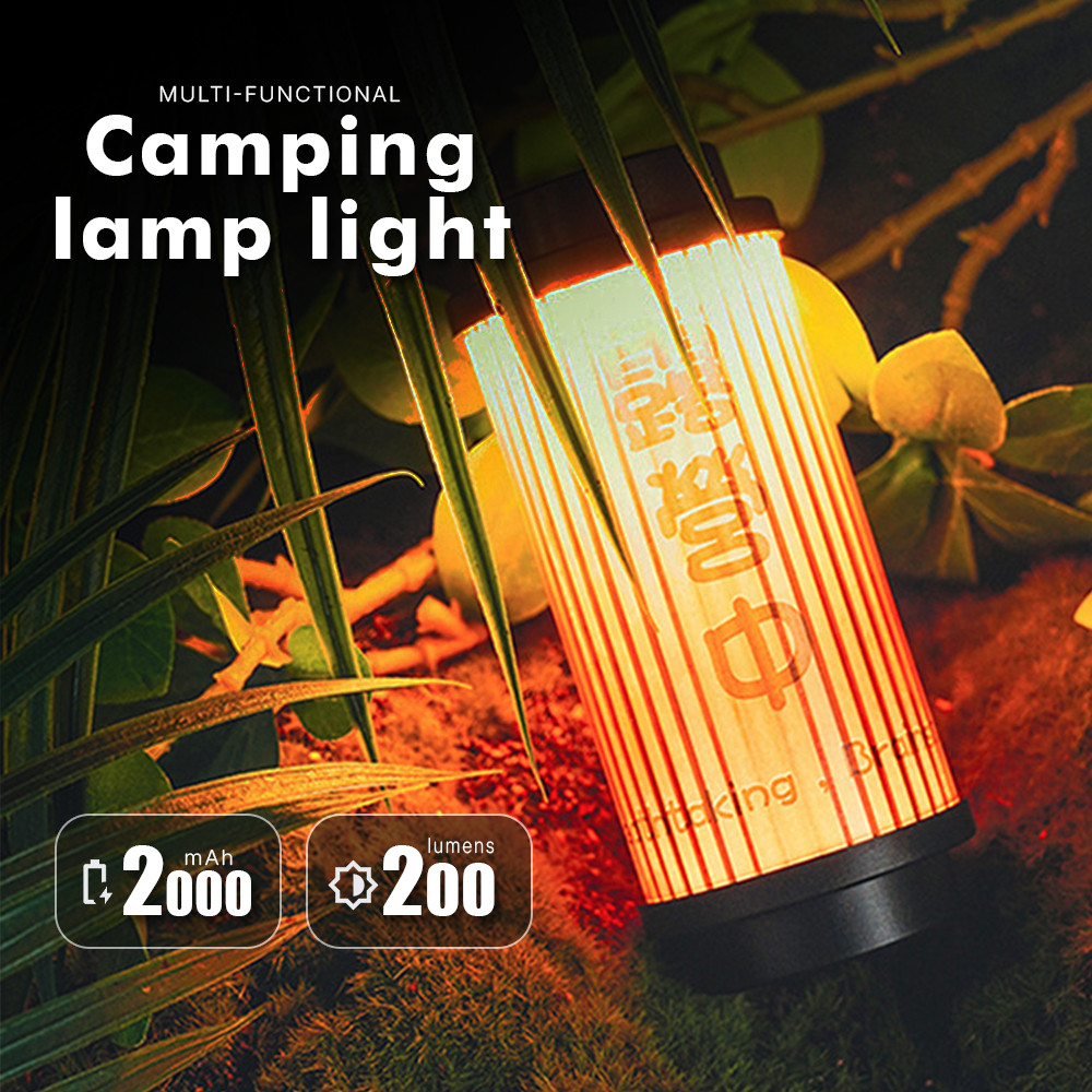 Lampu Emergency Gantung Camping Lamp Tahan Lama Rechargeable Led Ni Portable Multifungi Anti Air