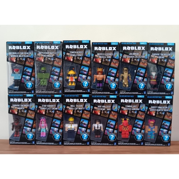 Terbatas.. Roblox Deluxe Mistery Pack Series 3 Mainan Figure