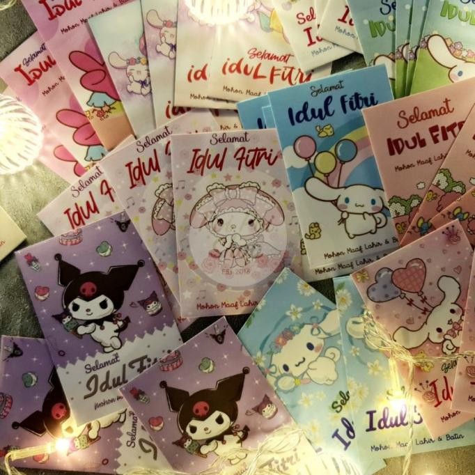 

cusss order] Amplop Lebaran Idul Fitri THR 2024 Isi 50 Pendek Sanrio Kartun Kuromi