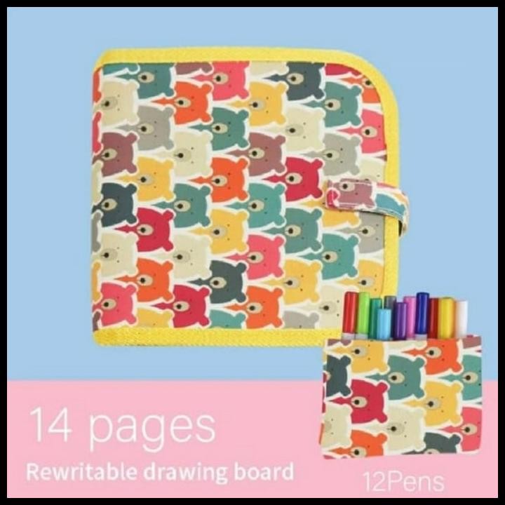 

Reusable Drawing Book / Buku Menggambar / Mainan Edukasi Anak