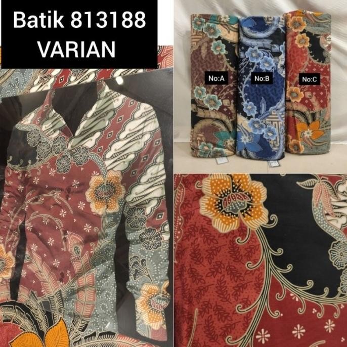 `````````] kain Katun Batik Bunga salur 813188  LEBAR Besar 150