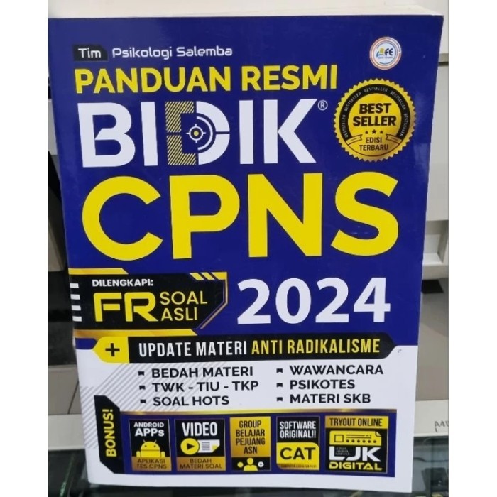 

Original..!! Buku Panduan Resmi Bidik Cpns 2023 + Materi Anti Radikalisme