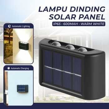 

Lampu Dinding Taman Outdoor Solar Panel Cell Waterproof Warm White