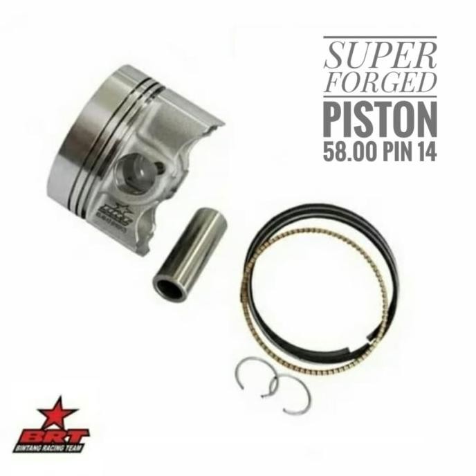 SUPER FORGED PISTON BRT 58.00MM PIN 14 YAMAHA NMAX AEROX TERSEDIA