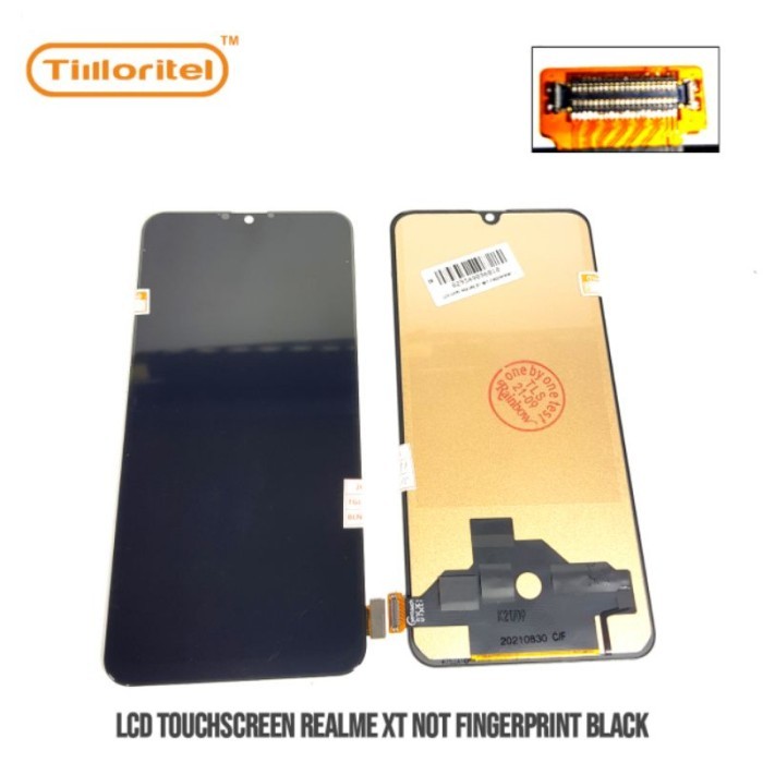 LCD TOUCHSCREEN REALME XT NOT FINGERPRINT BLACK