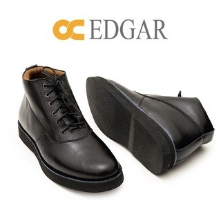 PROMO SEPATU WANITA  Sepatu Casual Boot Pria Kulit Asli Cibaduyut OC Edgar Sneaker Coklat