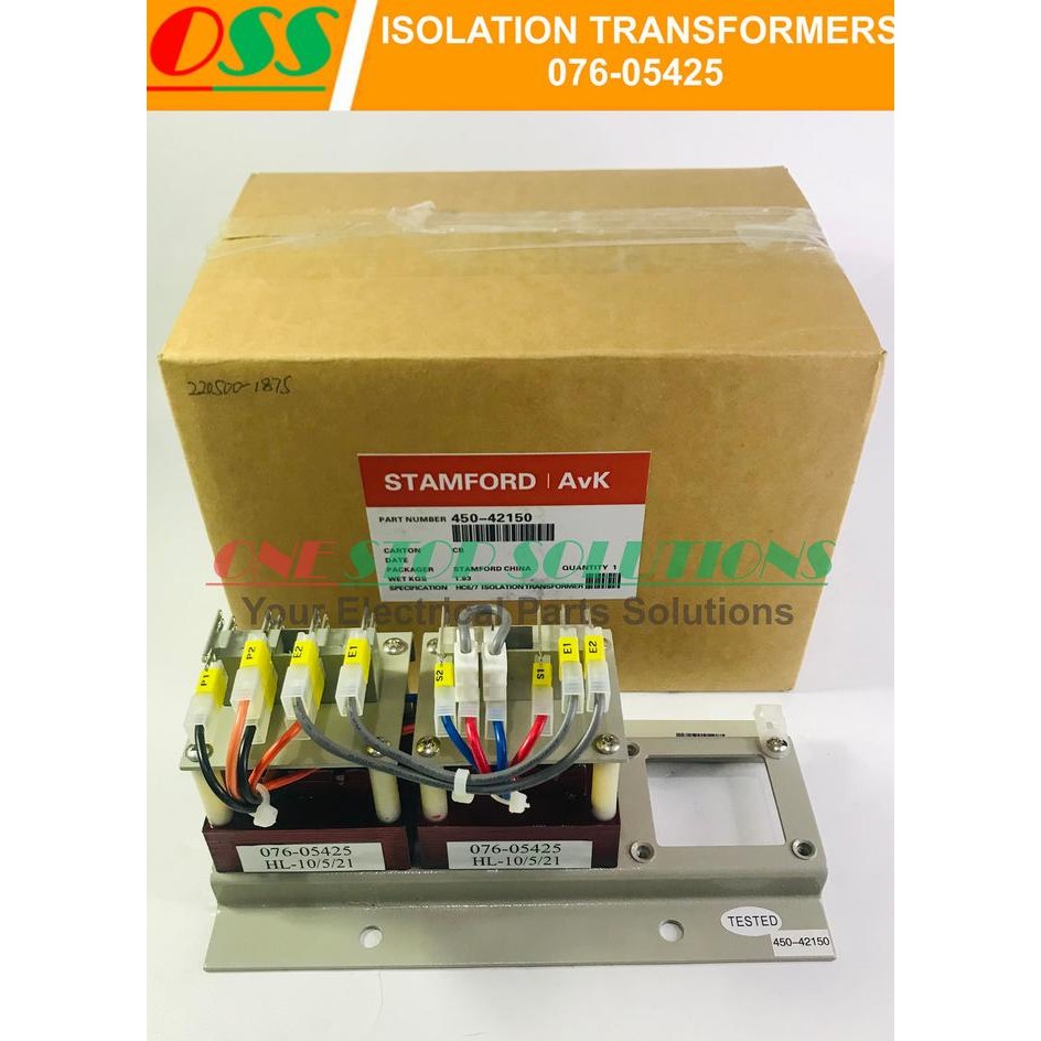 Isolation Transformers 076-05425 Dinamo Stamford Original 076 05425
