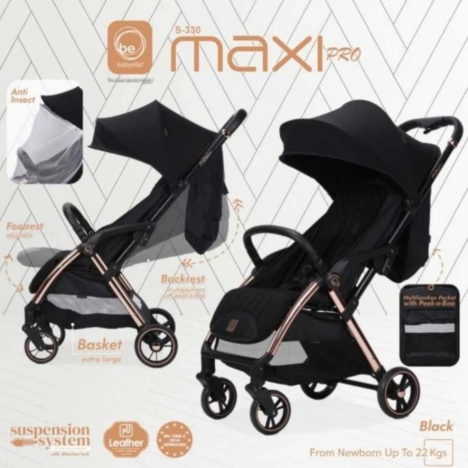 Stroller BabyElle Maxi Stroler Baby Elle Roda 3 Kereta Dorong Bayi