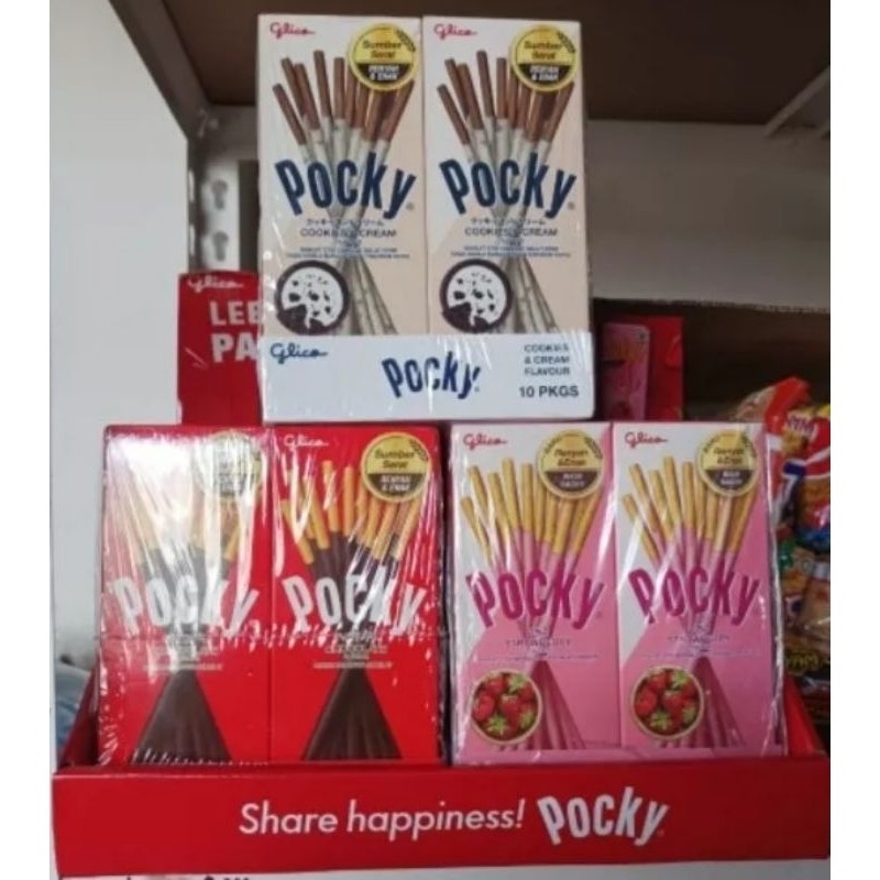 

Glico Pocky Mini Pack 22 gram Stick 1 Pak isi 10 Pcs