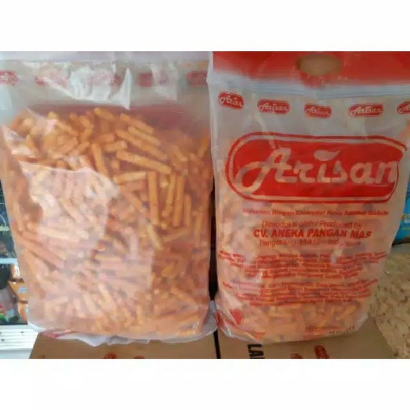 

Stick Balado Arisan Isi Jumbo 400gr /Snack Renyah/Cemilan/Agen Snack