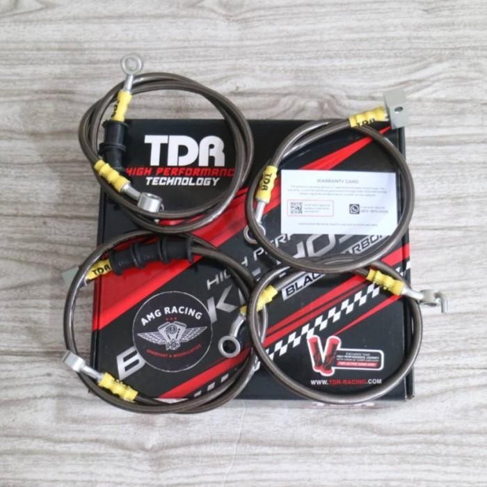 TDR Selang Rem ADV 160 ABS/CBS Black Carbon ORIGINAL TDR Honda ADV 160 Import Premium